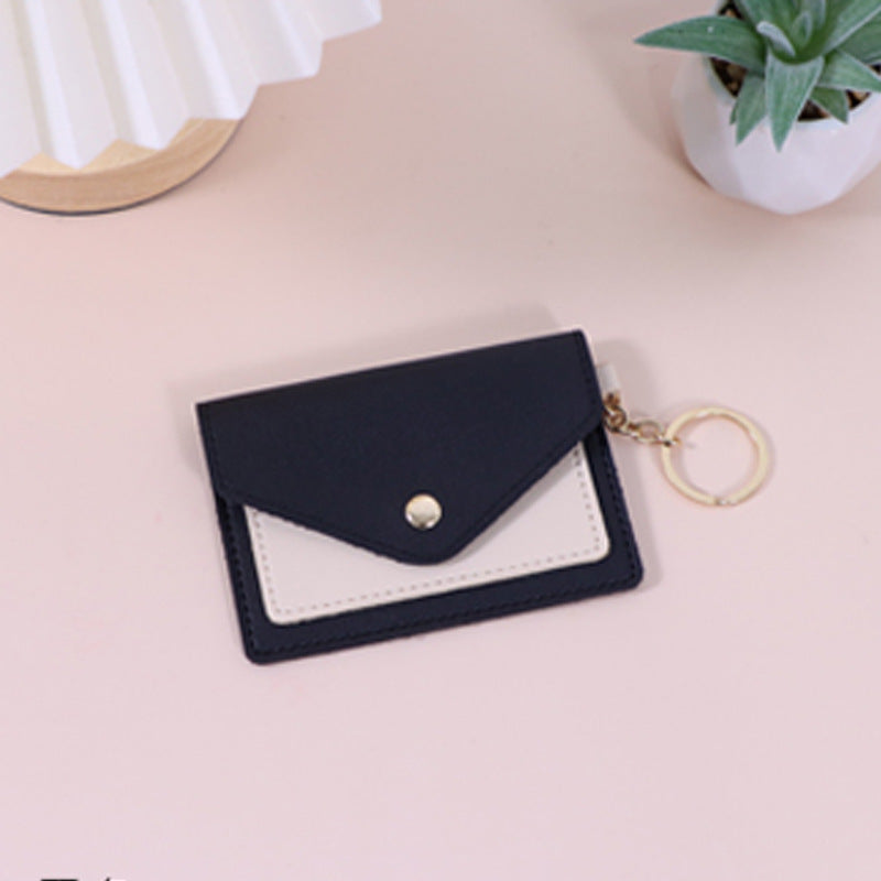 Wholesale Leather coin purse card holder multifunctional storage bag